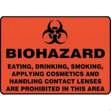 Accuform Safety Sign, MBHZ510XV MBHZ510XV